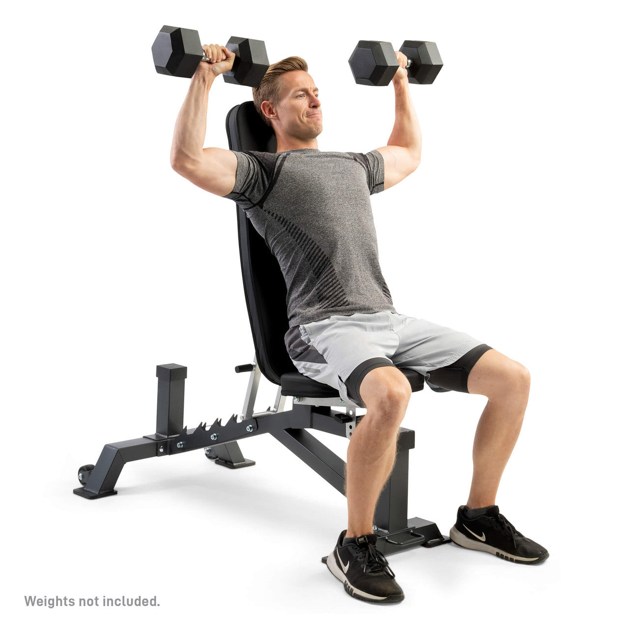 Marcy Deluxe Utility Bench SB-8062 - Adjustable Weight Bench for Home Gym, Full Body Workout & Strength Training - Perfect for Dumbbell, Barbell & Resistance Band Exercises