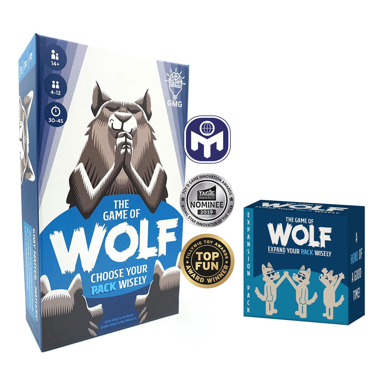 Gray Matters Games - The Game of Wolf: Fun Trivia Party Game for Friends, Family & Teens | Includes Expansion Pack | Perfect for Game Nights, Birthday Parties & Group Gatherings