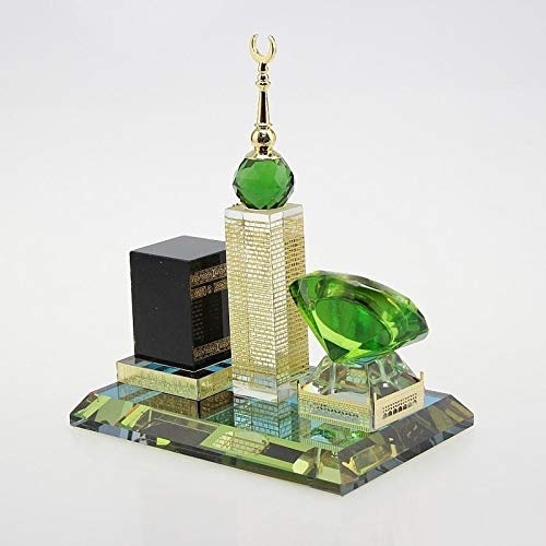 Kaaba 3 Piece Set - Islamic Car Accessories & Home Decor | Perfect Muslim Gift, Desktop Ornament, Table Decoration for Ramadan, Eid & Prayer Spaces