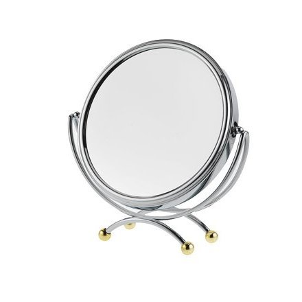 Danielle Low Profile Vanity Mirror with 10x Magnification - Perfect for Makeup Application, Skincare Routine & Travel (Model D821)