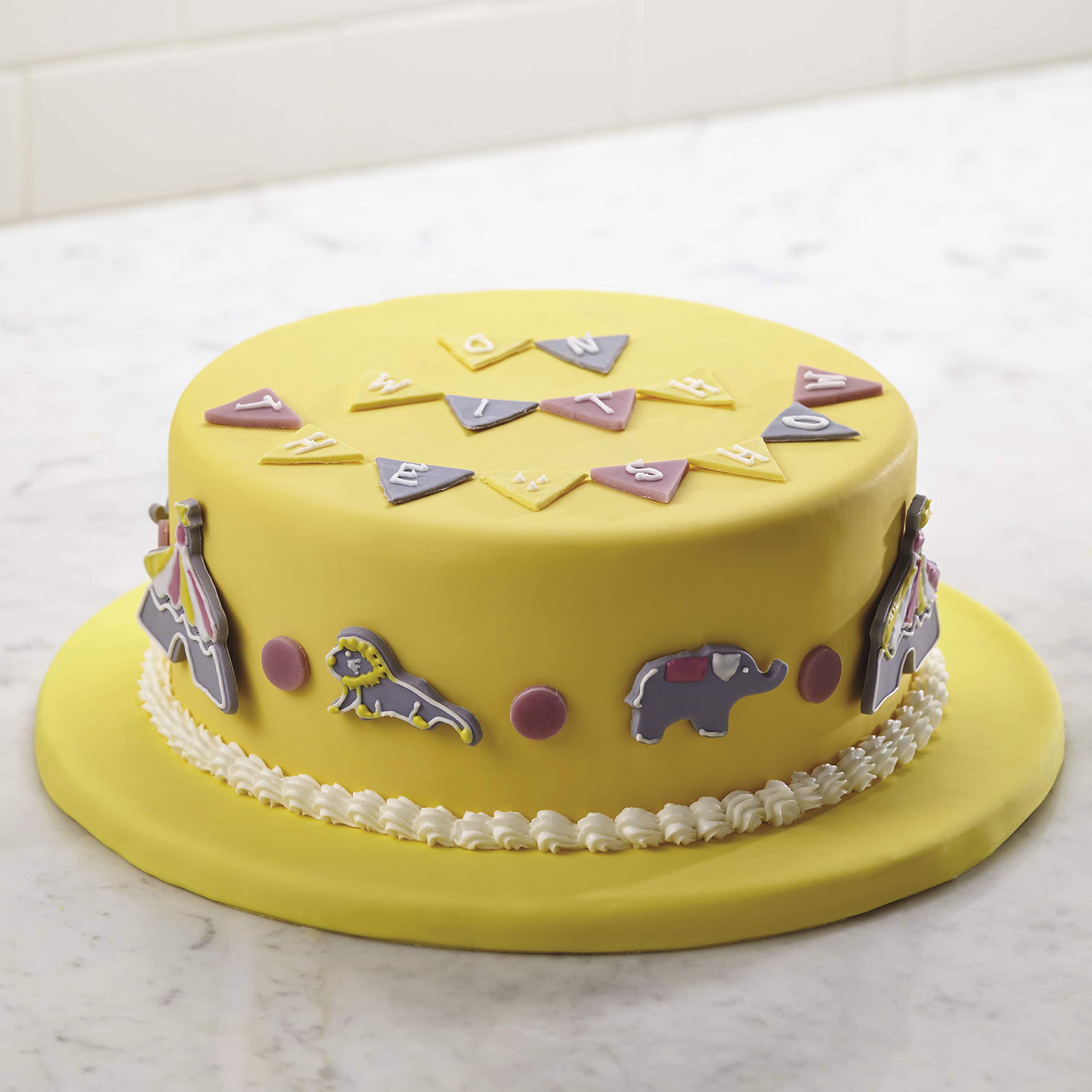 Cake Boss Circus Cake Kit - Easy DIY Birthday Cake Decorating Set for Kids & Adults - Perfect for Birthday Parties, Baby Showers & Special Events