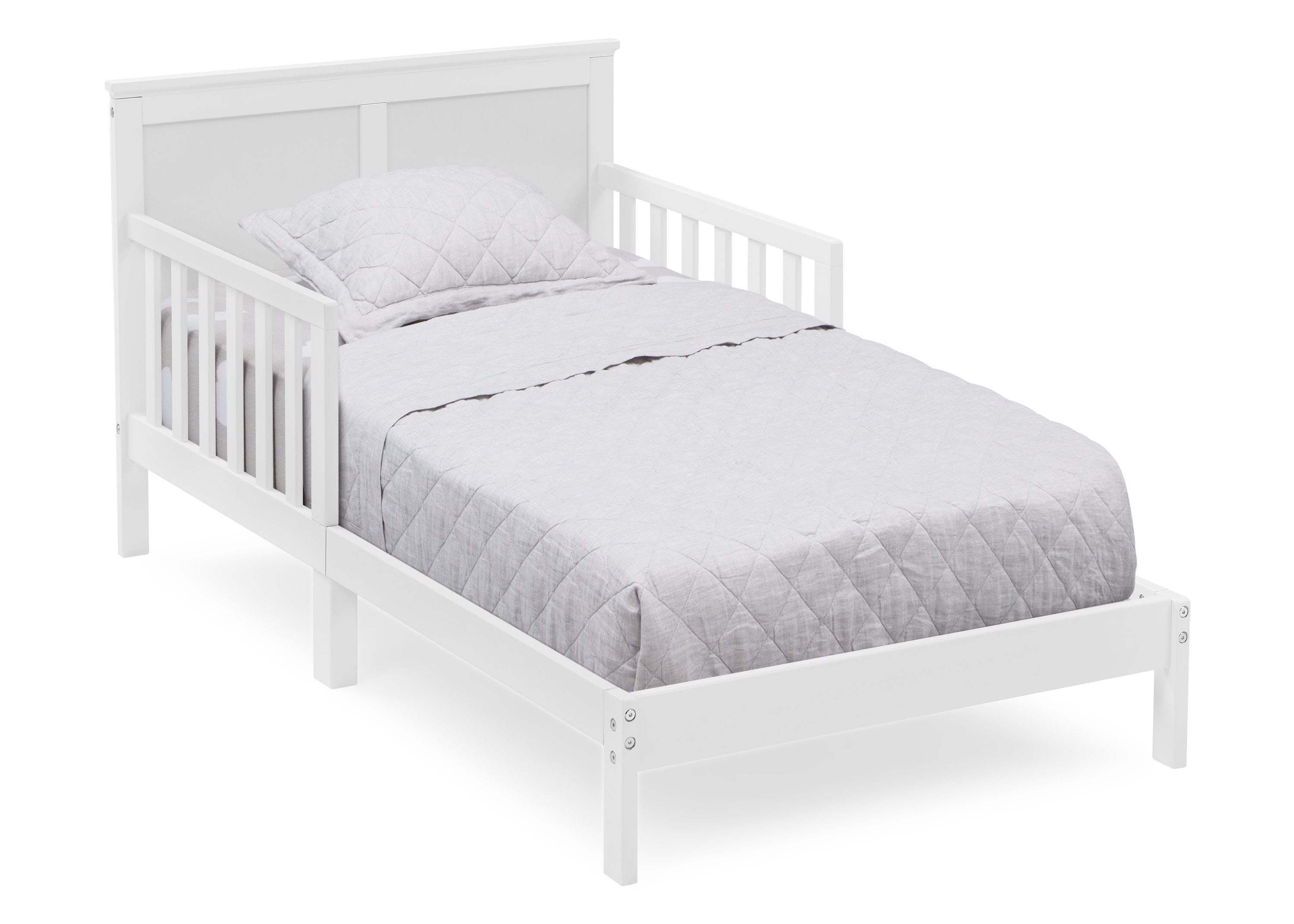 Collins Solid Wood Toddler Bed - Safe & Sturdy Convertible Crib for Kids | Perfect for Nursery, Daycare, and First Big Kid Bed Transition