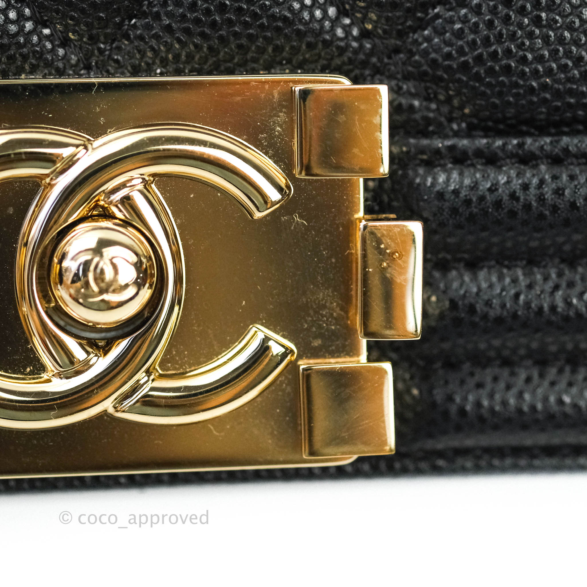 Chanel Boy Quilted Medium Handbag in Black Caviar Leather with Gold Hardware - Perfect for Evening Events, Parties & Luxury Fashion Accessories