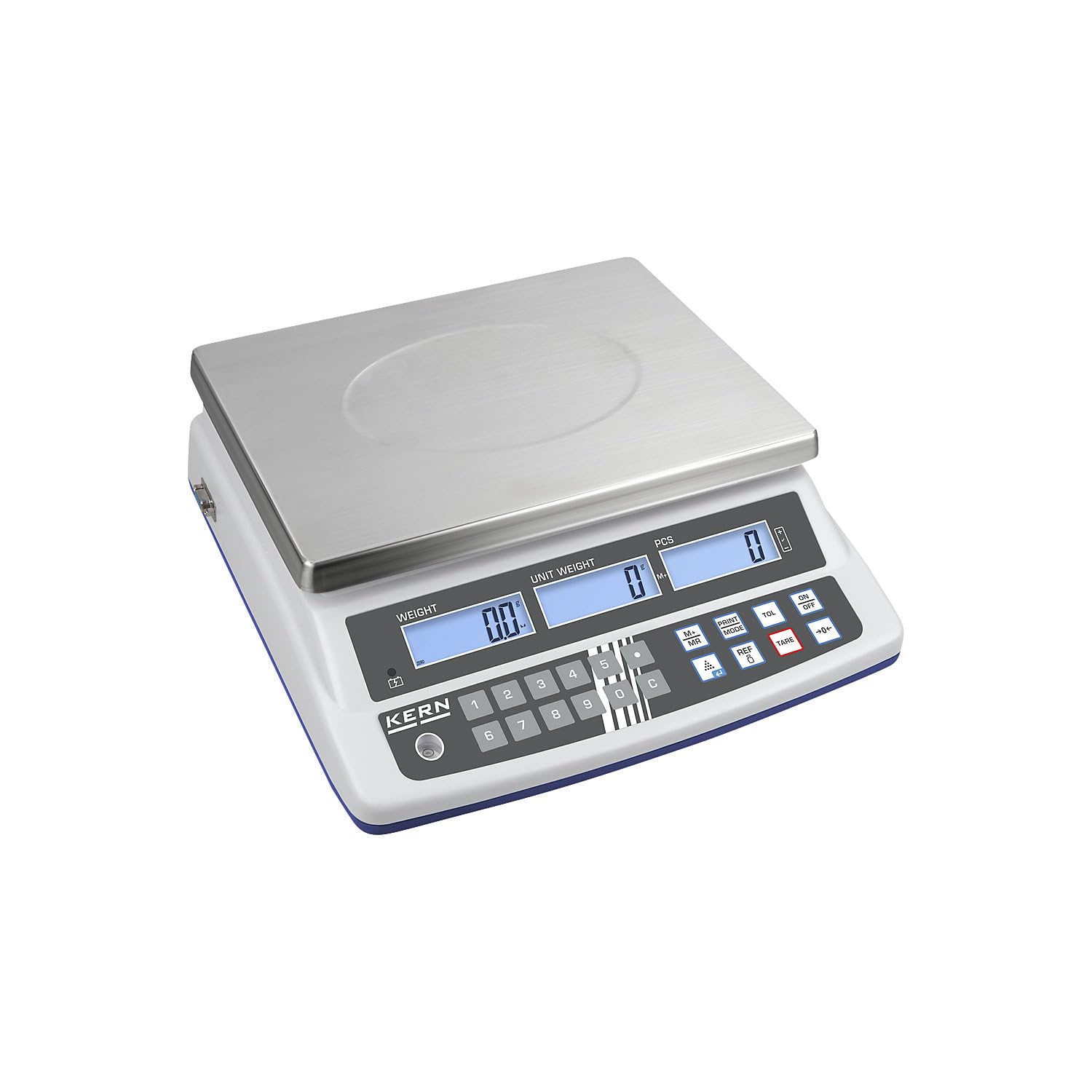 KERN CPE 30K-3 Digital Counting Scale - 30kg Capacity, 1g Readability, 3 Display Screens with Reference Weight & Unit Counting | Perfect for Inventory Management, Warehouse, and Retail Use