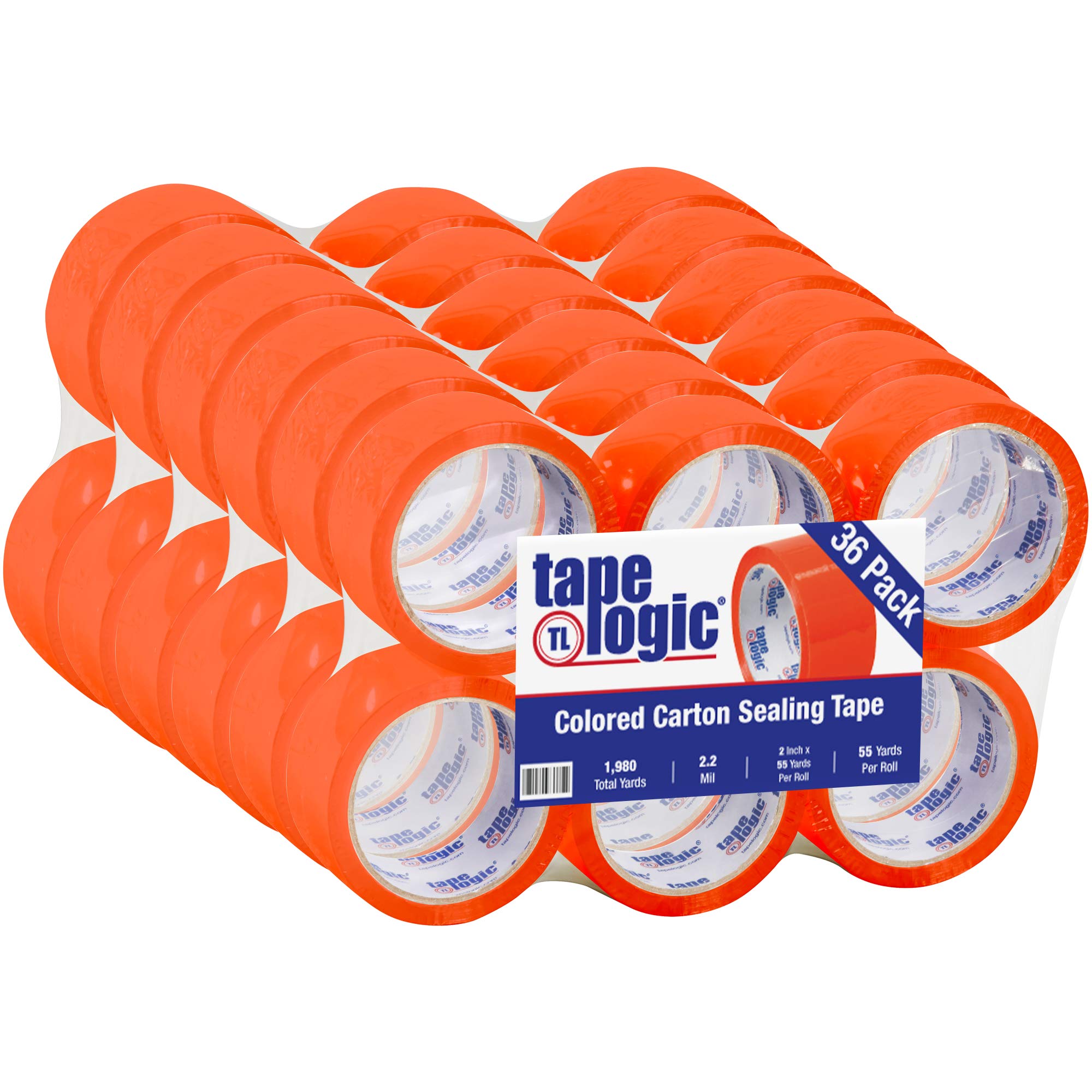 **Aviditi Tape Logic 2 Inch x 55 Yard 2.2 Mil Orange Heavy-Duty Packing Tape, 36 Rolls – Durable Colored Shipping Tape for Moving, Packing Boxes, Home & Office Use**    *(Optimized for Google SEO, includes use cases: moving, packing boxes, home & office applications.)*
