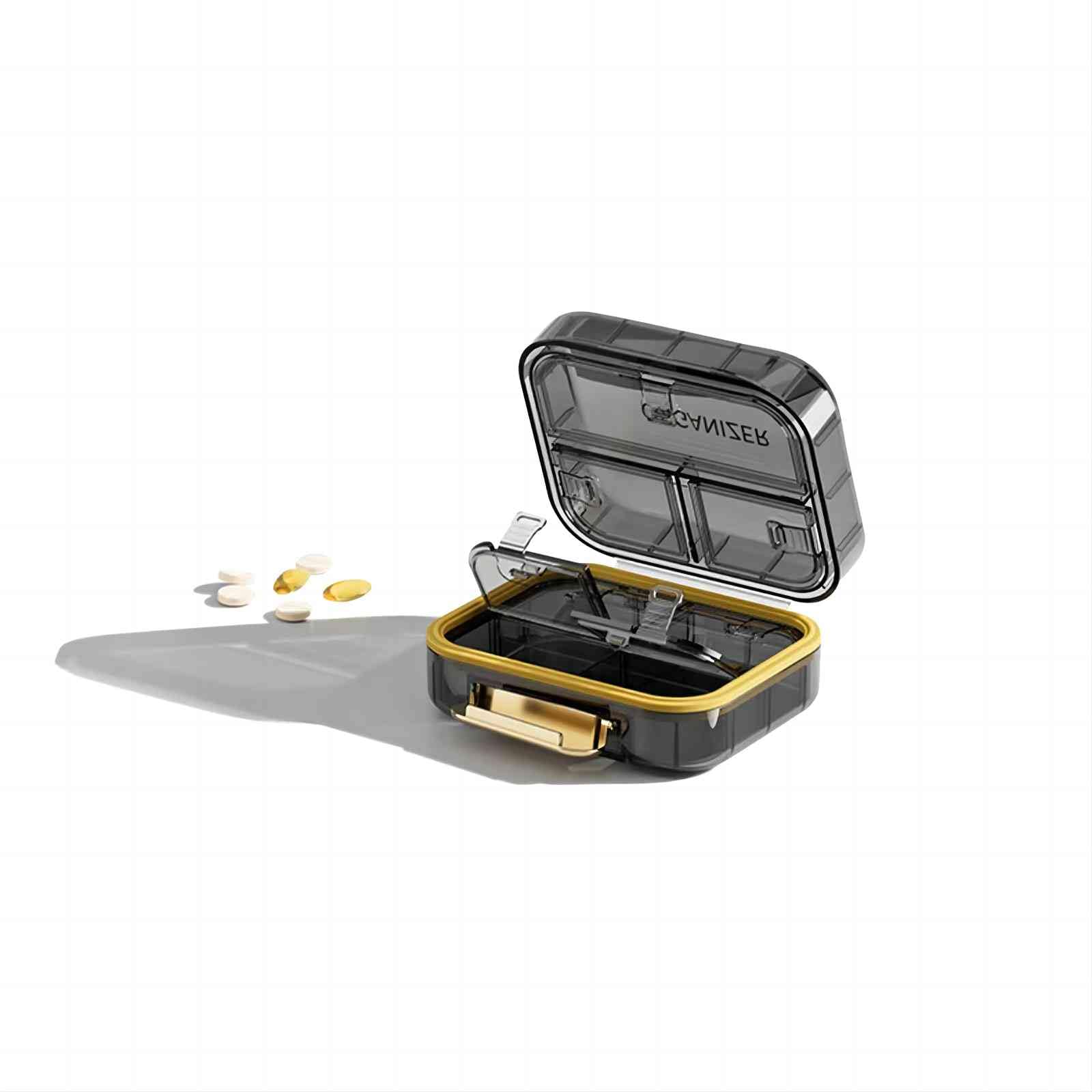Secure Lockable Medicine Storage Box with Key - 12 x 7.6 x 7.8 Inches Medium Size - First Aid & Medication Safety Container for Home, Travel, and Healthcare Use