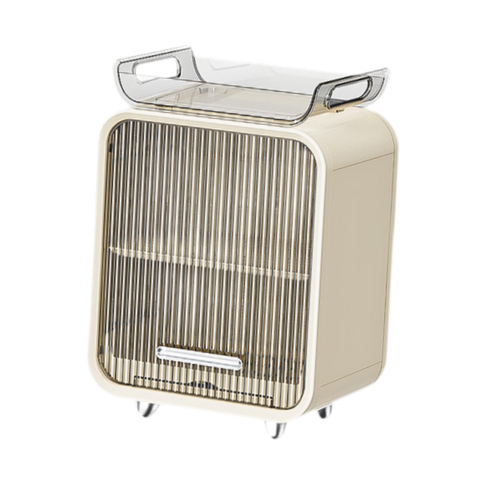 Best Baby Bottle Drying Rack with Removable Drain Tray & Door Organizer - Portable Beige Storage Rack for Nursery, Kitchen, or Bedroom | Perfect for Breastfeeding Moms & Organized Baby Care