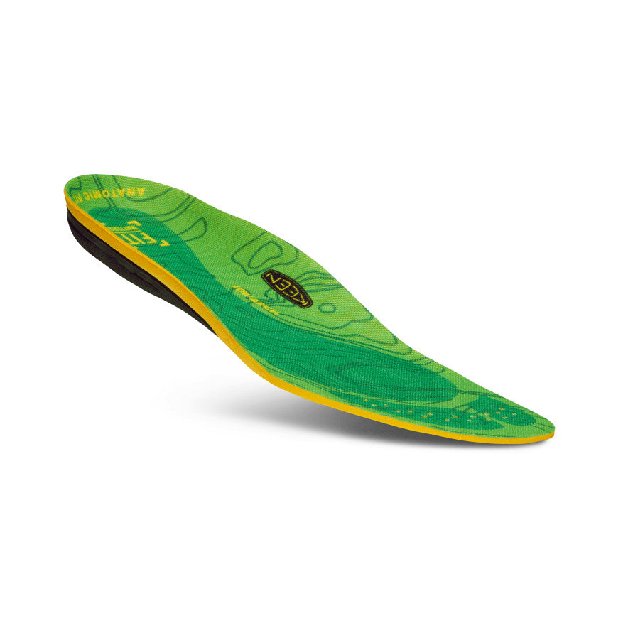 Men's Low Arch Support Insoles for Outdoor Activities - Comfortable & Durable Green Shoe Inserts for Hiking, Running & Work - K 30 Orthotic Insoles for Flat Feet Relief
