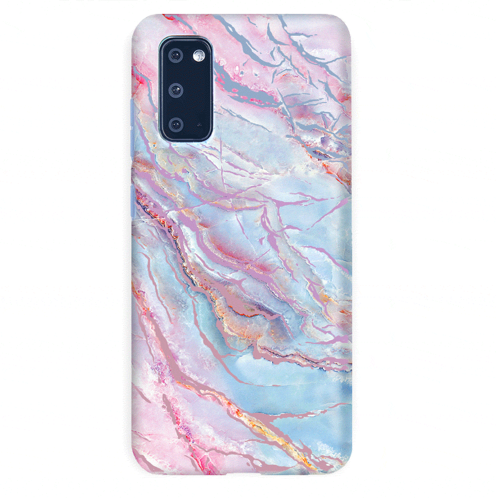 Holo Moonstone Marble Phone Case for Samsung Galaxy S21/S22/S23 - Protective Slim Cover with Unique Marble Design | Perfect for Everyday Use, Work & Travel