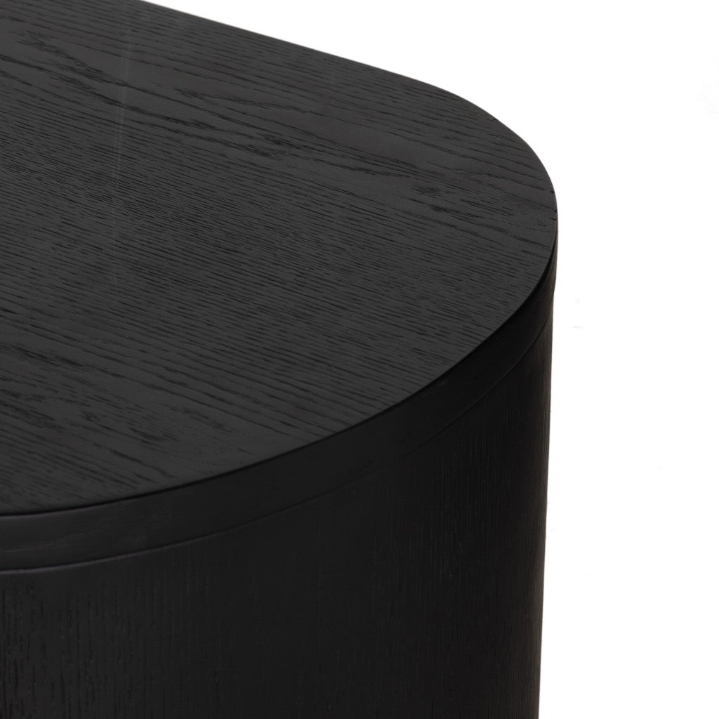 Modern Driftwood Matte Black Sideboard - Stylish TV Stand & Living Room Storage Cabinet for Home Decor