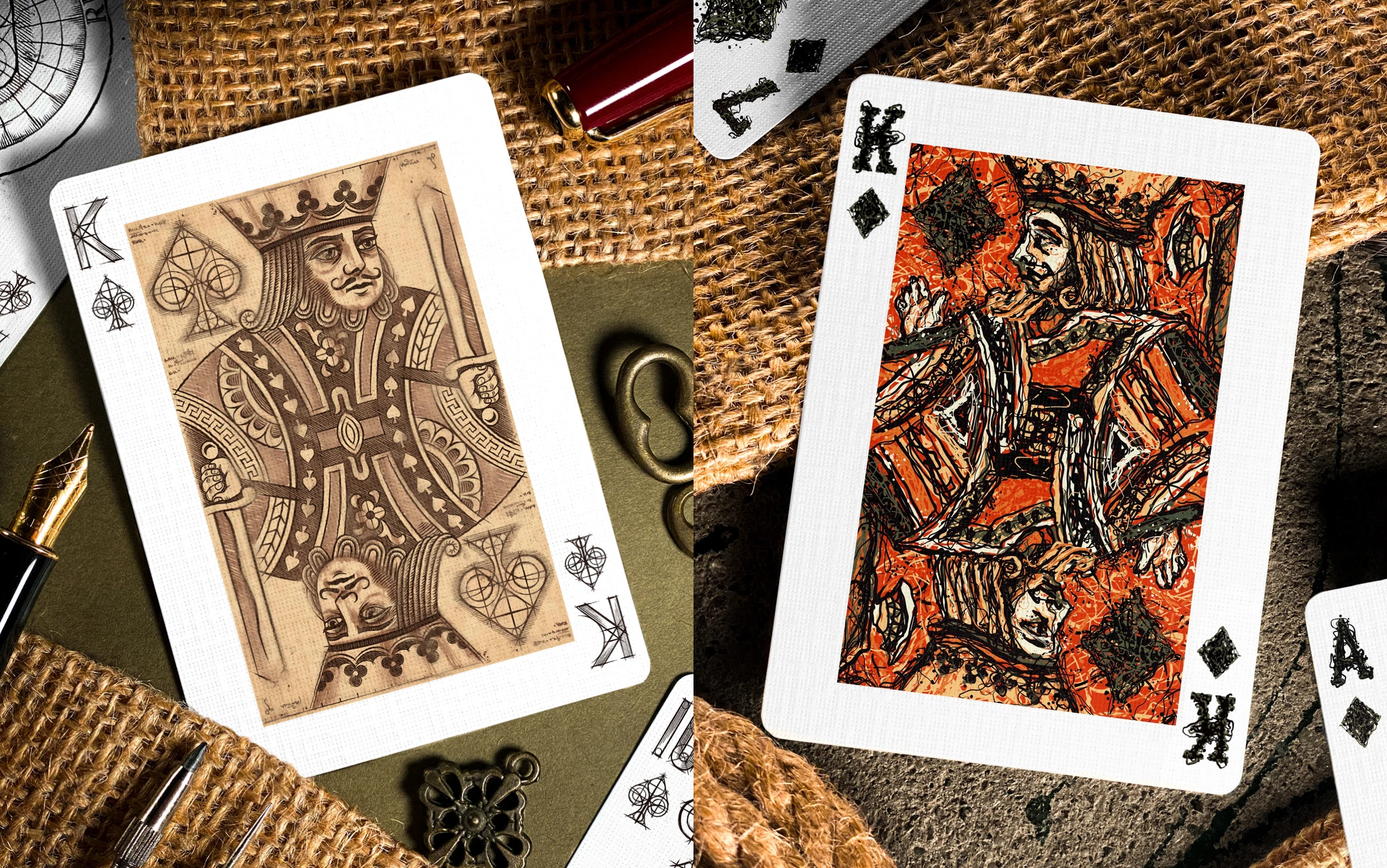 Premium Artist Playing Cards - Unique Design Deck for Poker, Magic Tricks & Card Games | Perfect for Collectors, Gifts & Game Nights