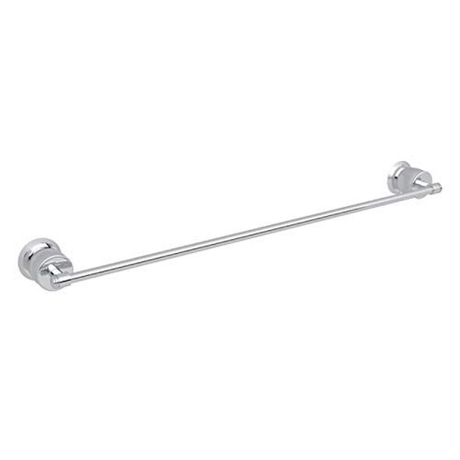ROHL MB1/24APC 24-Inch Bathroom Towel Bar in Polished Chrome - Premium Bath Accessories for Modern Homes & Luxury Hotels