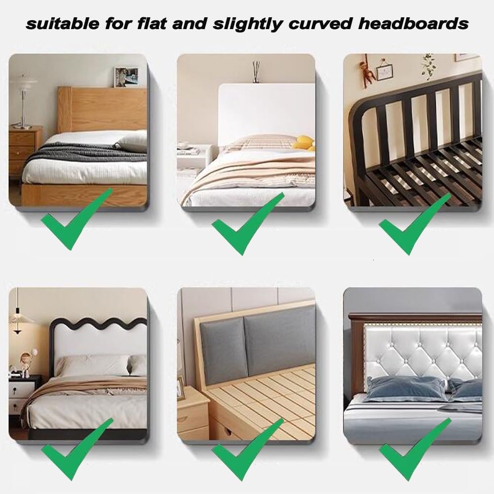 JacoJe Velvet Bed Headboard Cover for Queen, King & Cal King Size Beds - Thick Quilted Dustproof Protector & Decor Slipcover (Beige, King:200cm/79in) - Perfect for Bedroom Makeover, Hotel Style Upgrade & Dust Protection