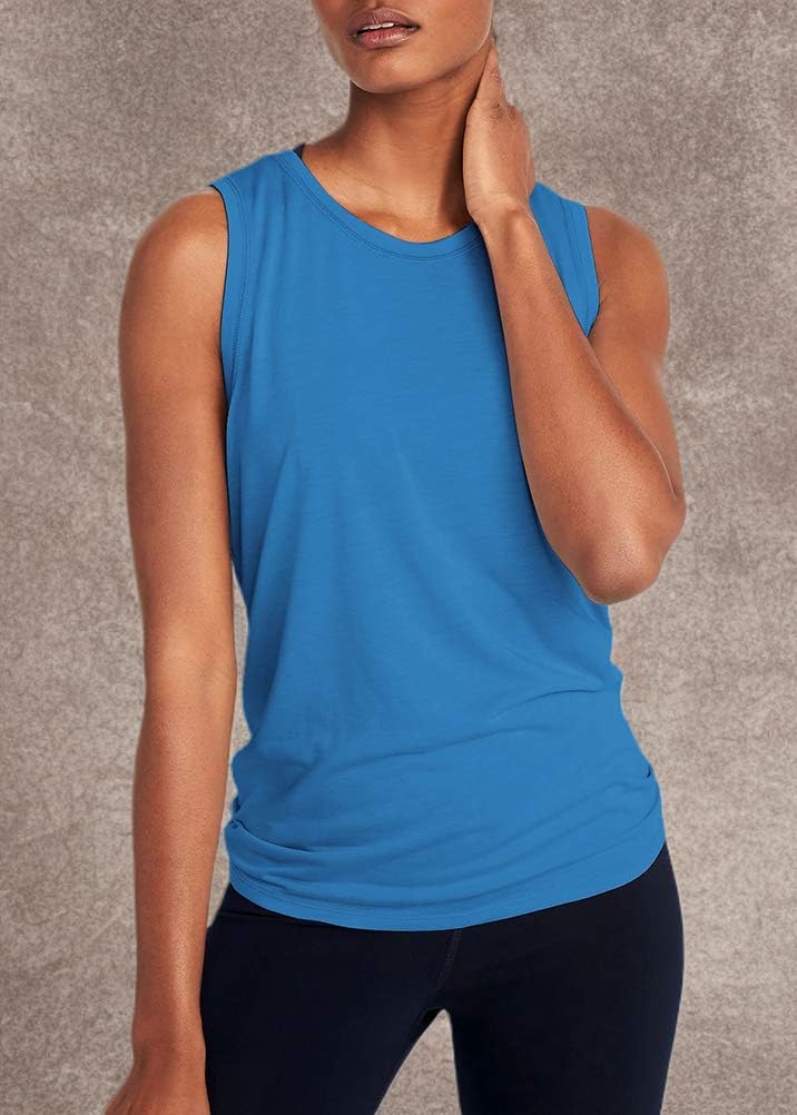Women's Open Back Workout Tops - Mippo Yoga & Running Muscle Tank Athletic Shirts | Gym, Fitness & Casual Wear