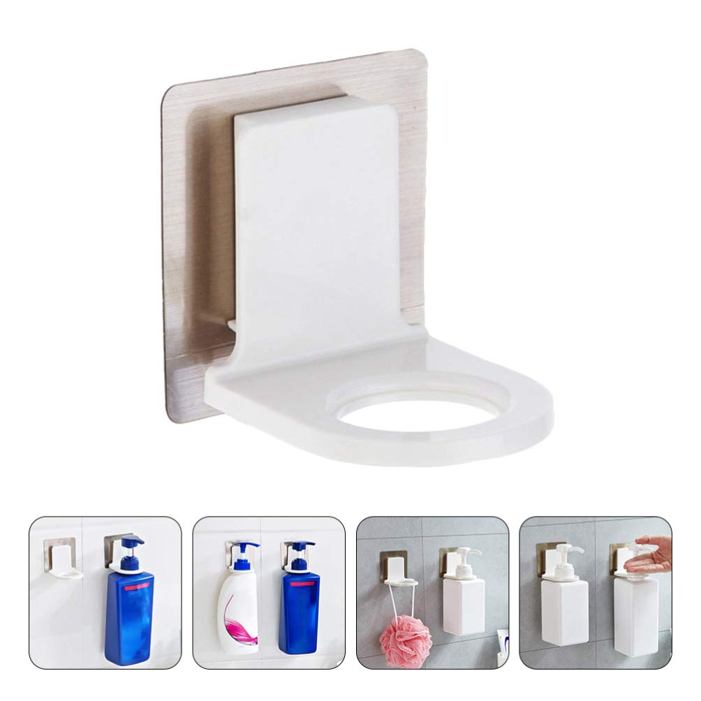 DOITOOL 10-Pack Shower Gel Holder Wall Mounted, Shampoo Soap Dispenser Shelf with Suction Hooks for Bathroom Organization - Perfect for Showers, Sinks, and Kitchen Use