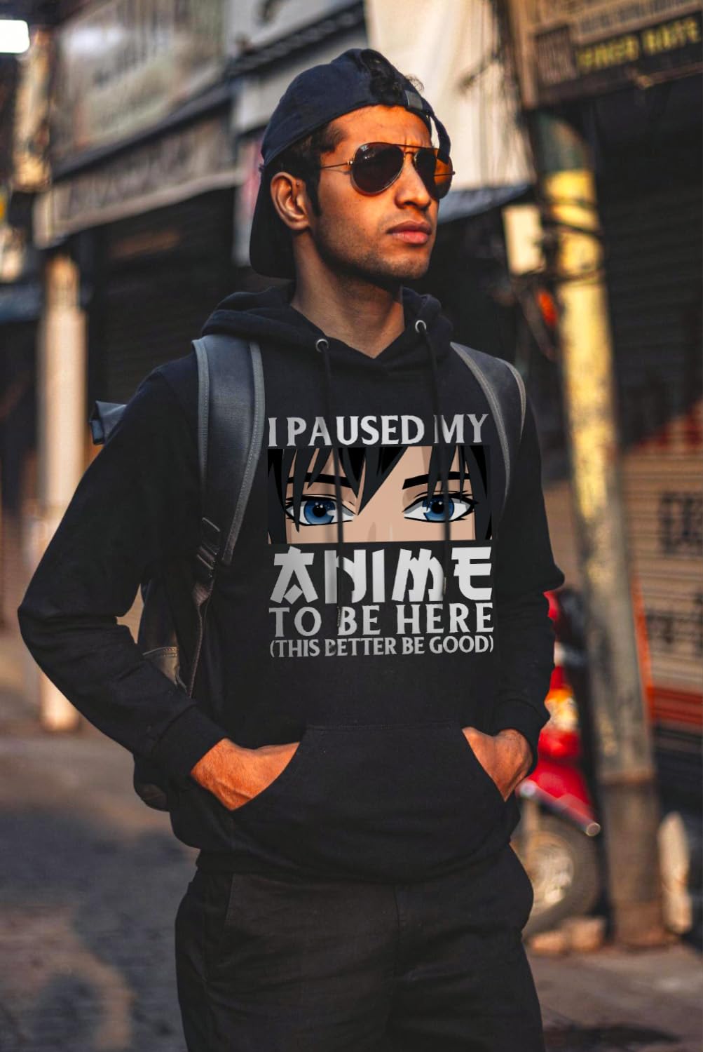Anime Hoodie for Men & Teens - Casual Long Sleeve Sweatshirt for Cosplay & Streetwear