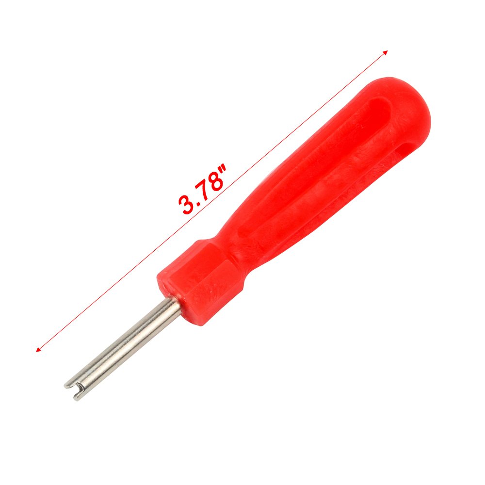 5Pcs Plastic Handle Car Valve Core Removal Tool Kit - Single Head Tire Repair Tools for Cars, Trucks, Bikes & Motorcycles (Perfect for Roadside Emergencies & DIY Auto Maintenance)