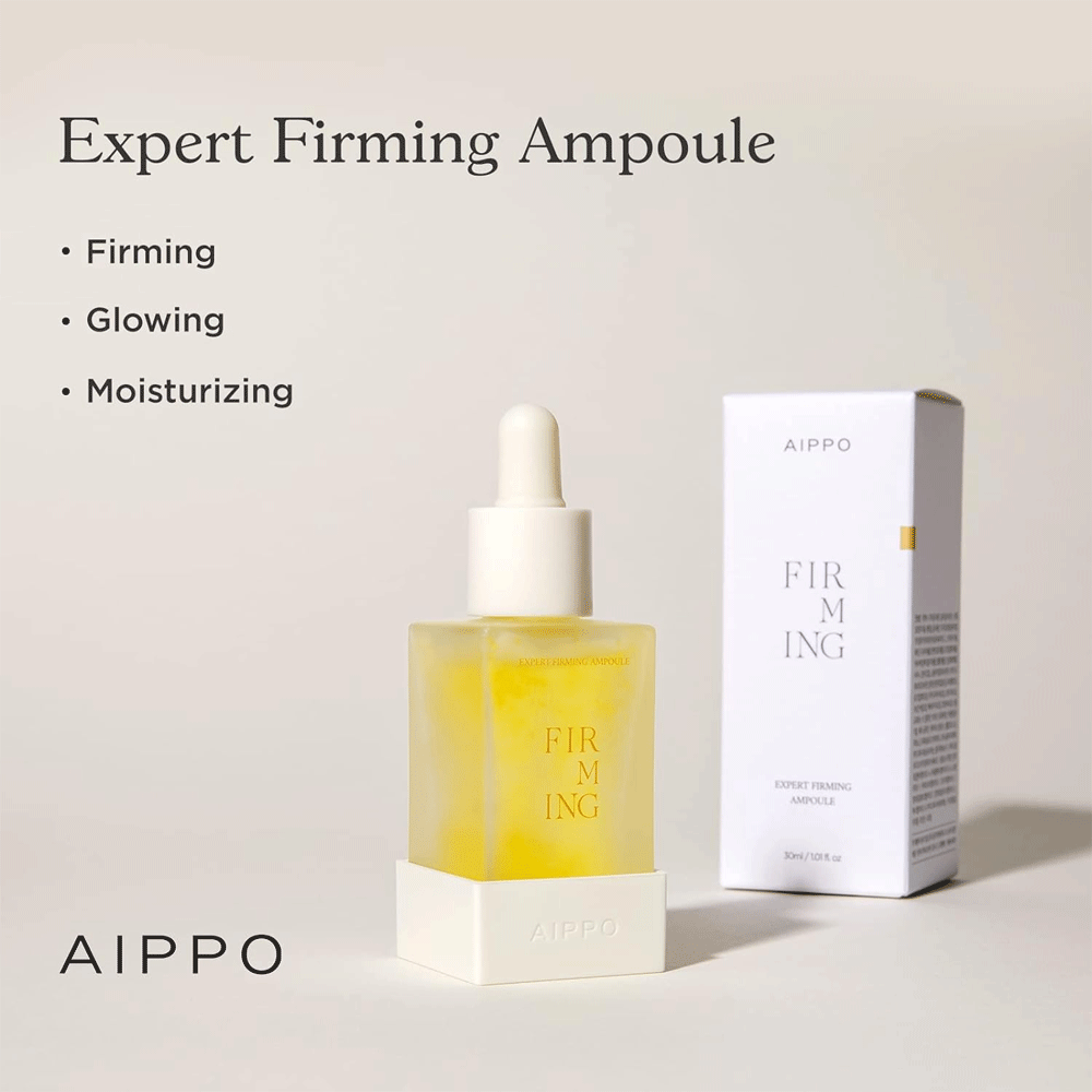 AIPPO Expert Firming Ampoule 30ml - Anti-Aging Face Serum for Wrinkles & Skin Tightening | Hydrating & Lifting Treatment for Daily Skincare Routine
