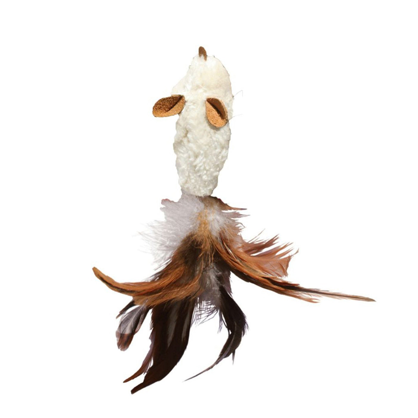KONG Refillable Cat Feather Toy - Interactive Play Mouse for Indoor Cats - Perfect for Exercise & Stimulation