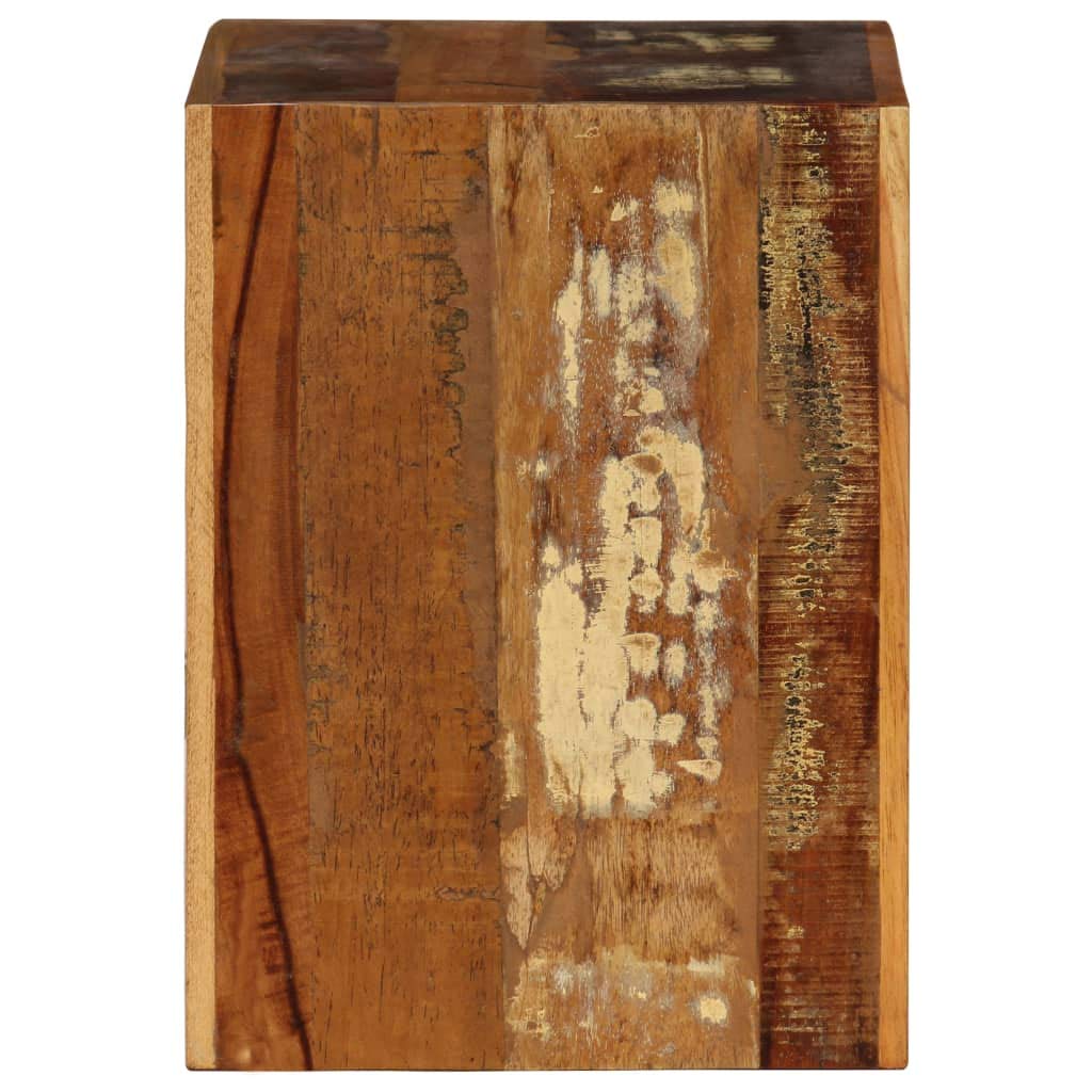 Solid Wood Side Table - 15.7
