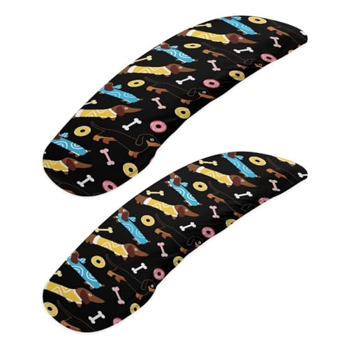 Dachshund Paws Dount - Black