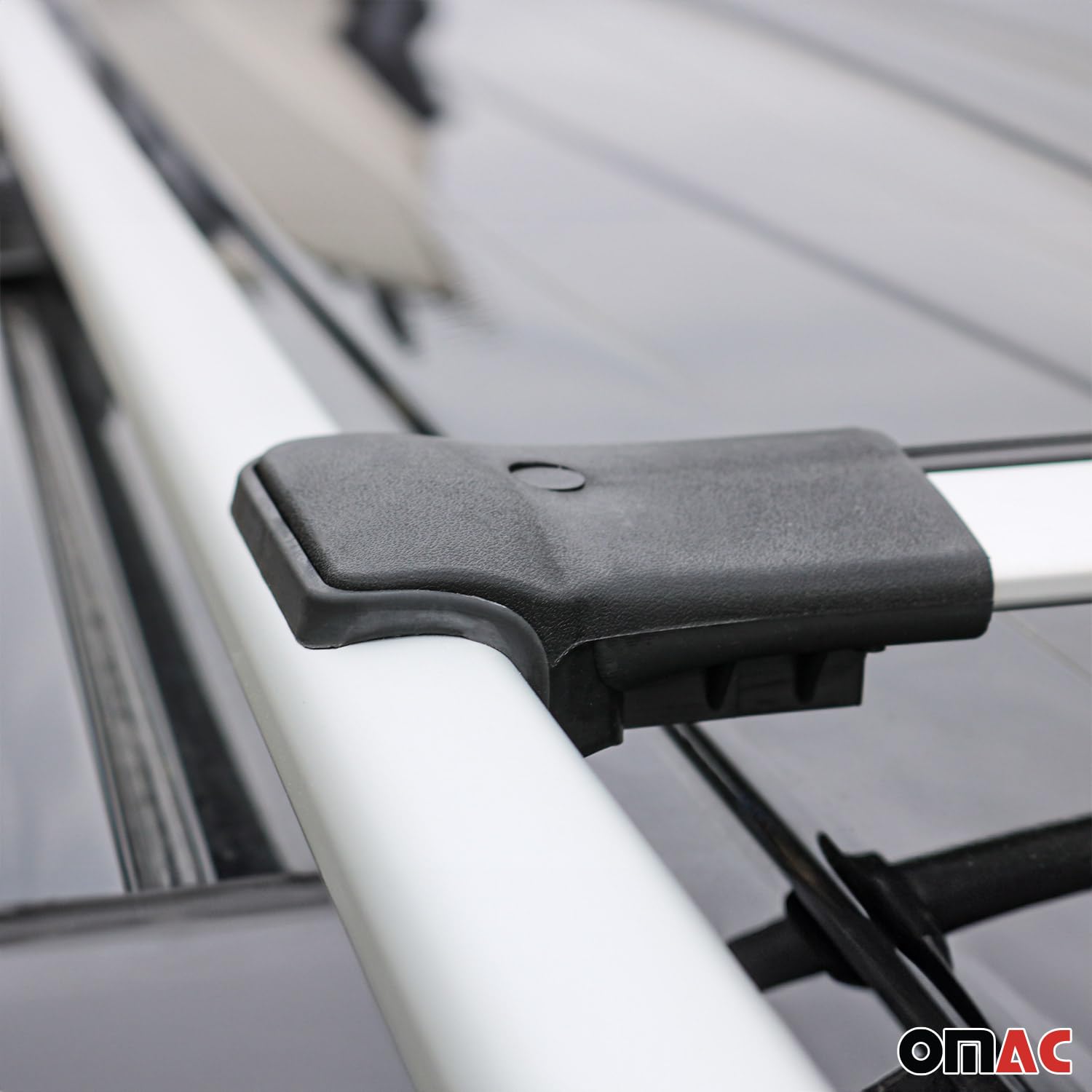 OMAC Gray Roof Rack Cross Bars (2-Piece Set) for 2003-2009 Kia Sorento - Heavy Duty Luggage Carrier for Kayak, Canoe, Surfboard, Ski, Snowboard & Camping Gear - Perfect for Road Trips, Outdoor Adventures & Family Vacations