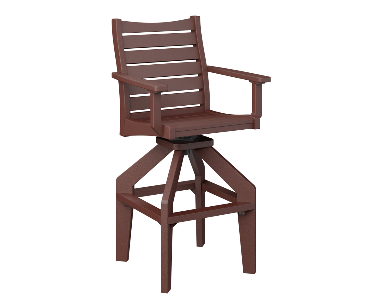 Berlin Gardens Bristol Swivel XT Chair - Heavy Duty Outdoor Patio Dining Chair with 360° Rotation, Weather-Resistant & Comfortable - Perfect for Backyard, Deck, Garden, and Poolside Relaxation
