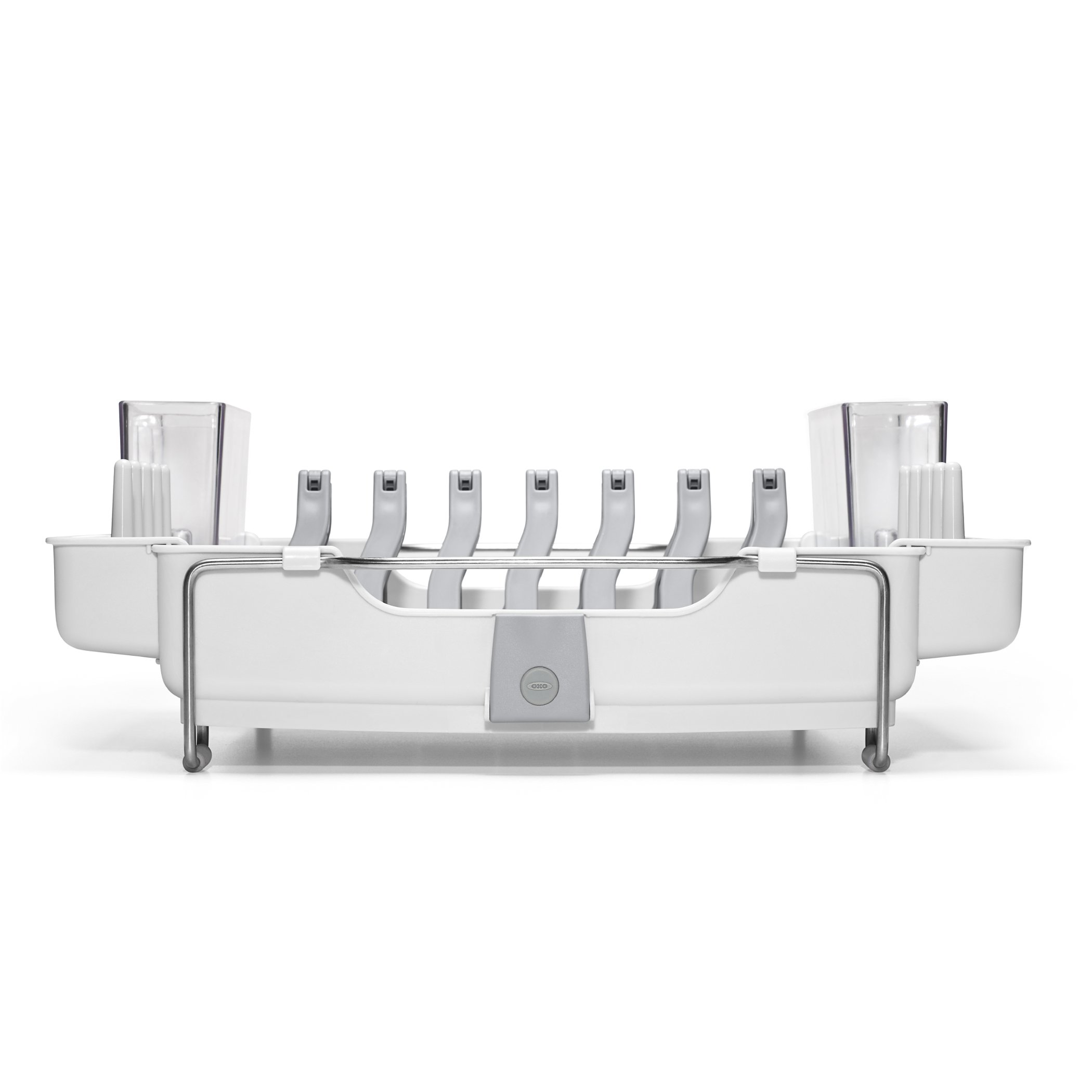 OXO Good Grips Foldable Dish Drying Rack - Space Saving Kitchen Organizer for Countertop, Sink & Small Spaces - Perfect for Apartments, RVs & Compact Kitchens