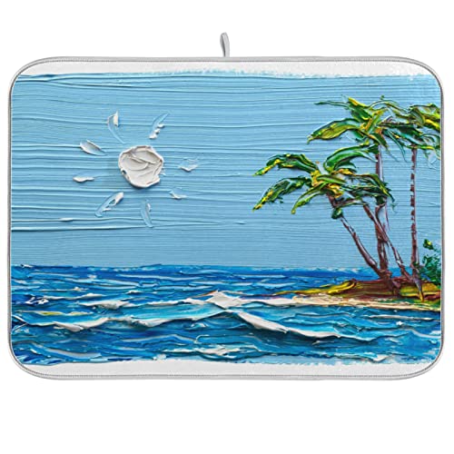Oil painting on the beach 15
