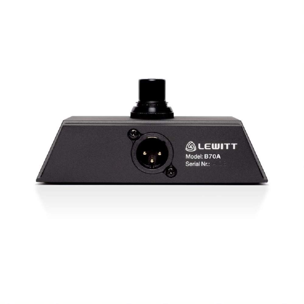 Lewitt B70A Analog Microphone Base for Conference Calls - Stable & Durable Stand for Professional Meetings, Webinars, and Podcasting (No Switch)