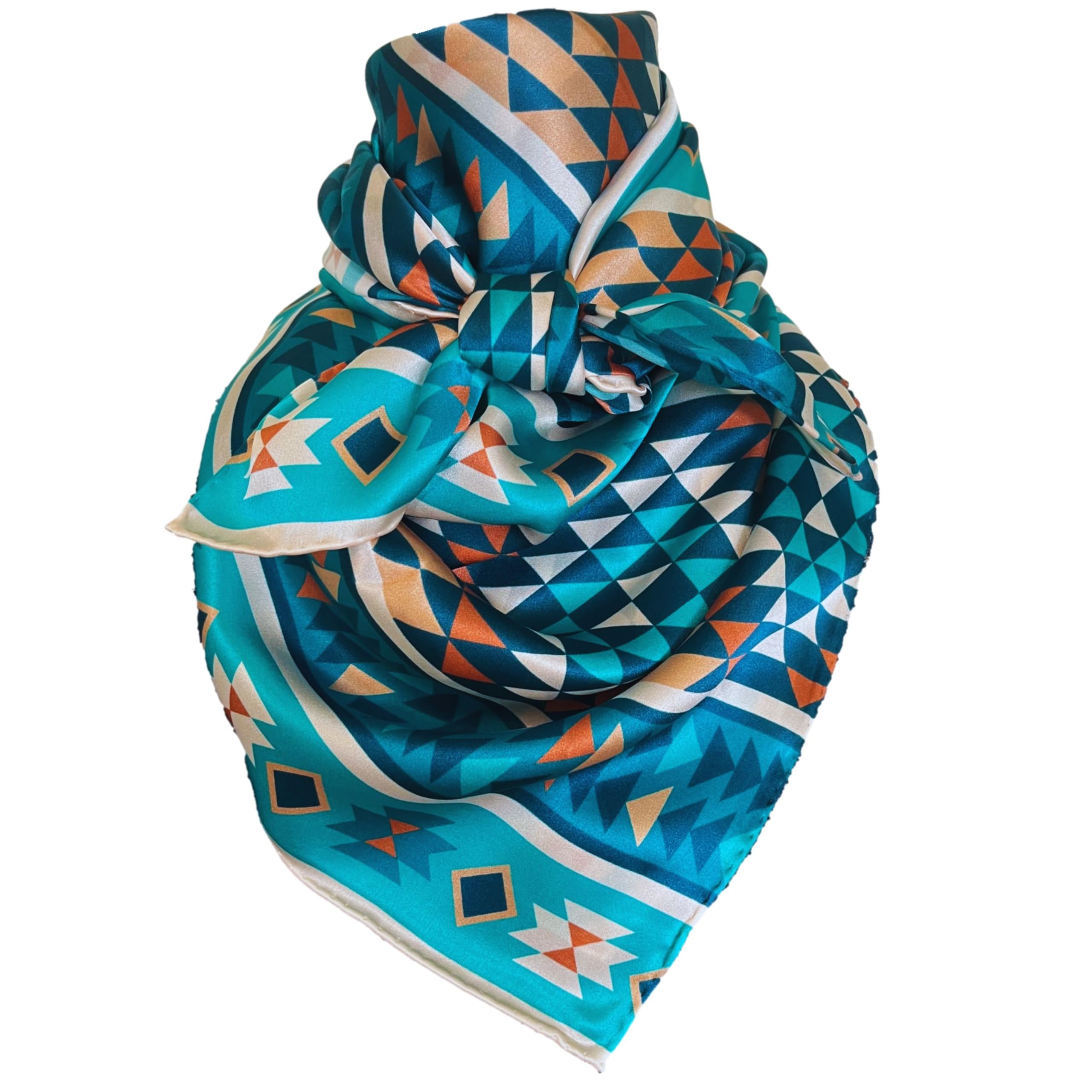 Premium 100% Silk Wild Rags Scarf for Men & Women - Western Cowboy Bandana Neckerchief Fashion Accessory | Perfect for Rodeo, Horse Riding & Outdoor Adventures