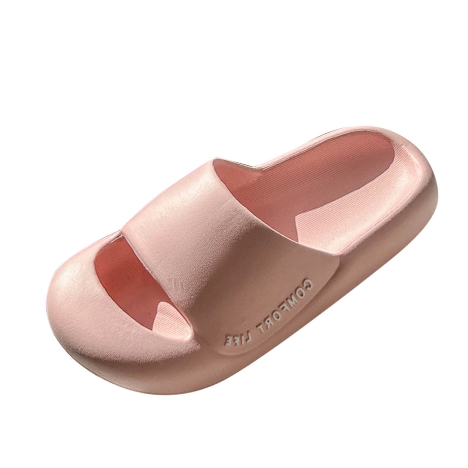 Women's & Men's Non-Slip Shower Slippers - Thick Soft Sole Bathroom Sandals for Indoor/Outdoor Use - Perfect for Spa, Poolside, and Home Comfort