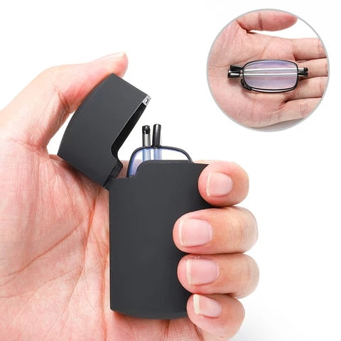 Portable Foldable Reading Glasses with Case - Lightweight & Durable for Reading, Travel, and Outdoor Activities