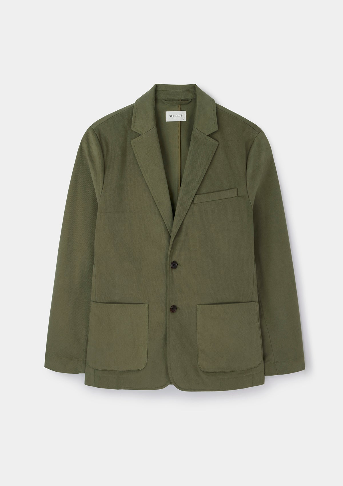 Bay Green Cotton Twill Blazer for Women - Classic Business Casual Jacket with Notch Lapel - Perfect for Office, Meetings & Smart Casual Outfits