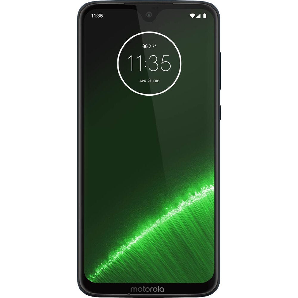 Motorola Moto G7 Plus Unlocked Smartphone 64GB Storage - Black GSM Phone for Travel, Business & Everyday Use