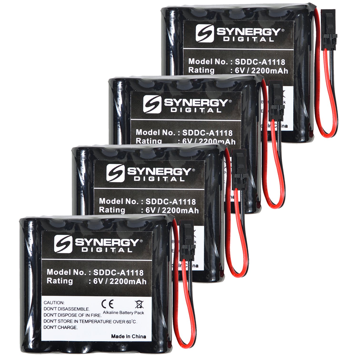 Stanley Security Systems VPDBB Door Lock Battery Combo Pack - 4 x SDDC-A1118 Batteries for Enhanced Home & Business Security - Perfect for Office Buildings, Retail Stores, and Residential Properties