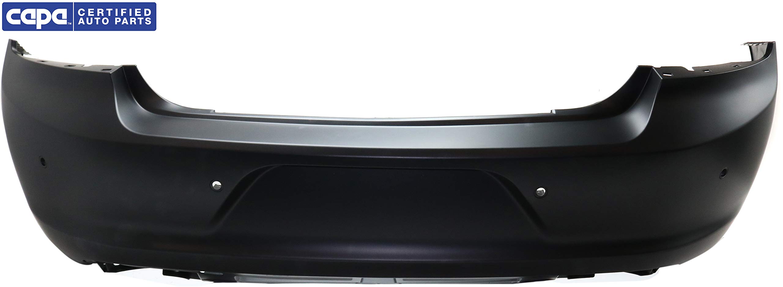 Evan-Fischer Bumper Cover Replacement for 2015-2017 Dodge Charger - Primed with IPAS Holes - CAPA Certified - Perfect for Auto Body Repair & Restoration Projects