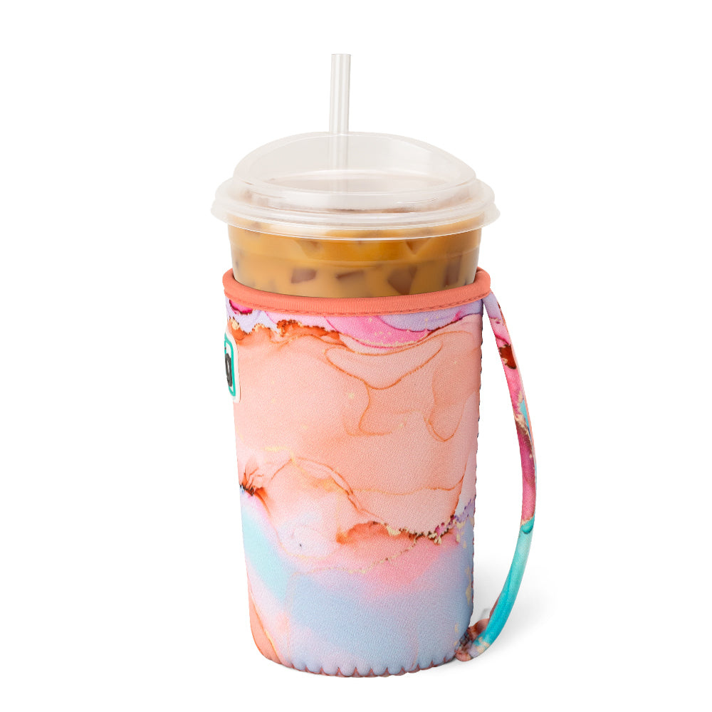 Dreamsicle Medium Iced Cup Coolie - Insulated Sleeve for Cold Drinks | Perfect for Iced Coffee, Smoothies & Summer Beverages | Keeps Drinks Chilled On-the-Go