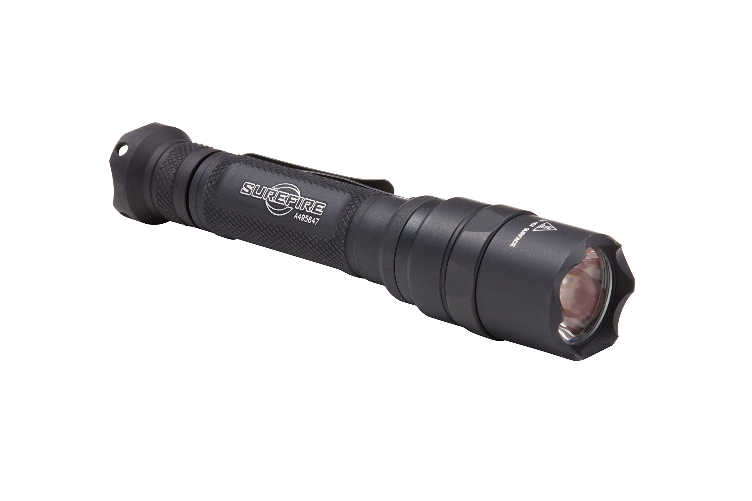 SureFire Defender Series LED Flashlight with Strike Bezel - Tactical Self Defense & Emergency Light for Camping, Hiking, Home Security & Outdoor Adventures
