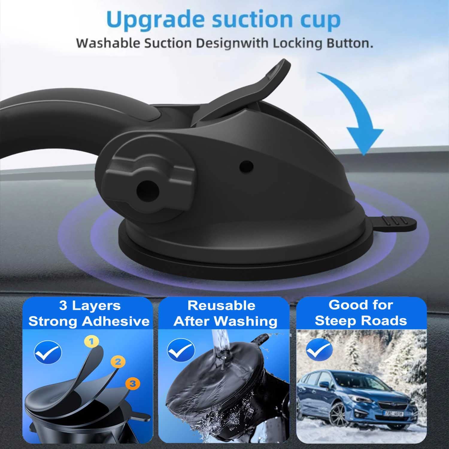 Universal Car Dashboard Tablet Mount Holder for 4-13