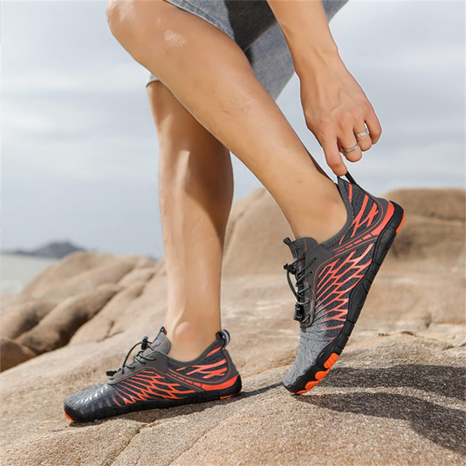 Barefoot Shoes for Women & Men - Non-Slip Hiking & Water Shoes | Lightweight, Comfortable & Healthy Barefoot Footwear for Outdoor Activities, Trail Running & Water Sports