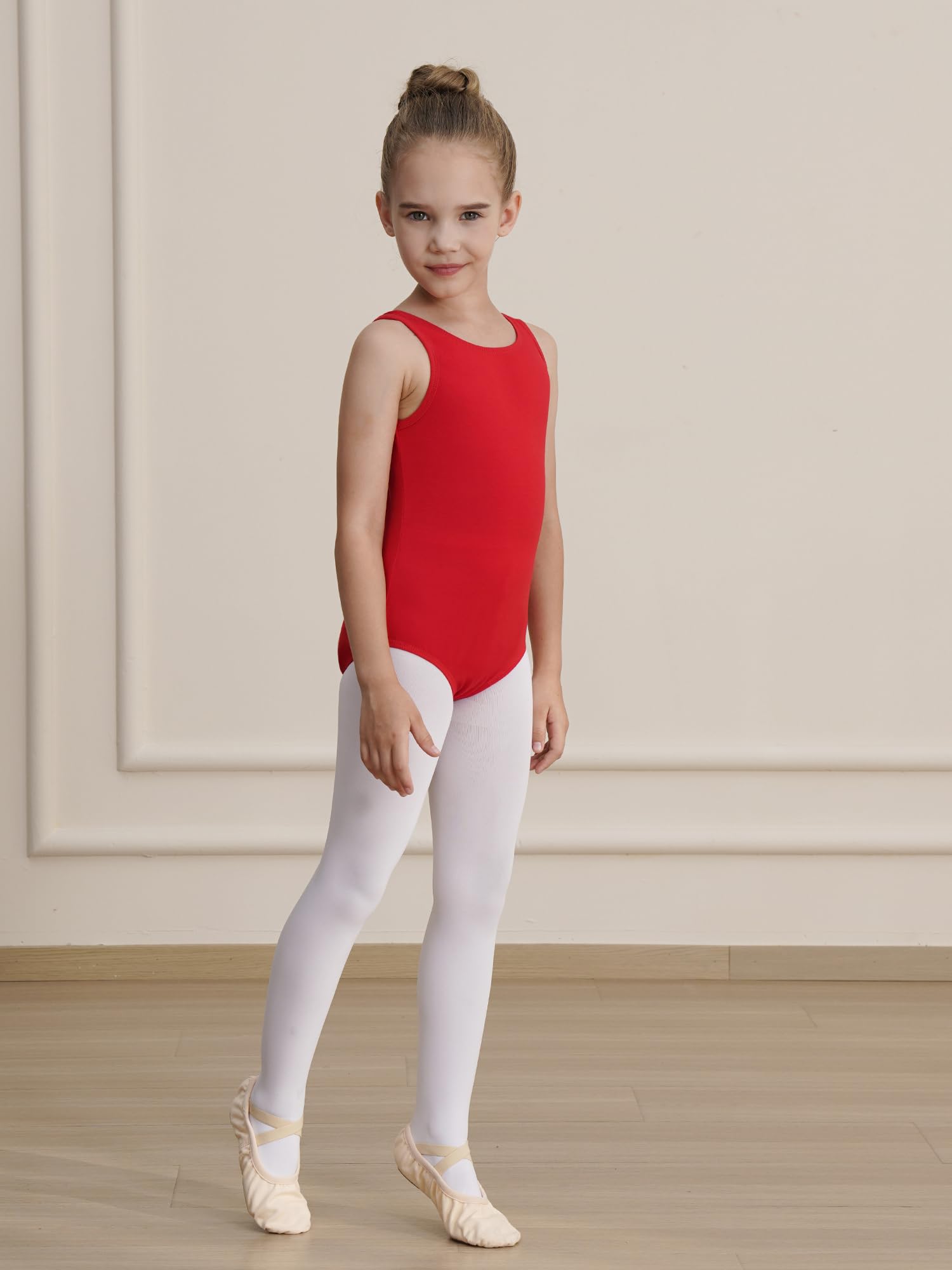 Girls Gymnastics Leotards - Sleeveless Ballet Dance Leotard for Kids - Perfect for Gymnastics, Ballet, Dance Practice & Performances