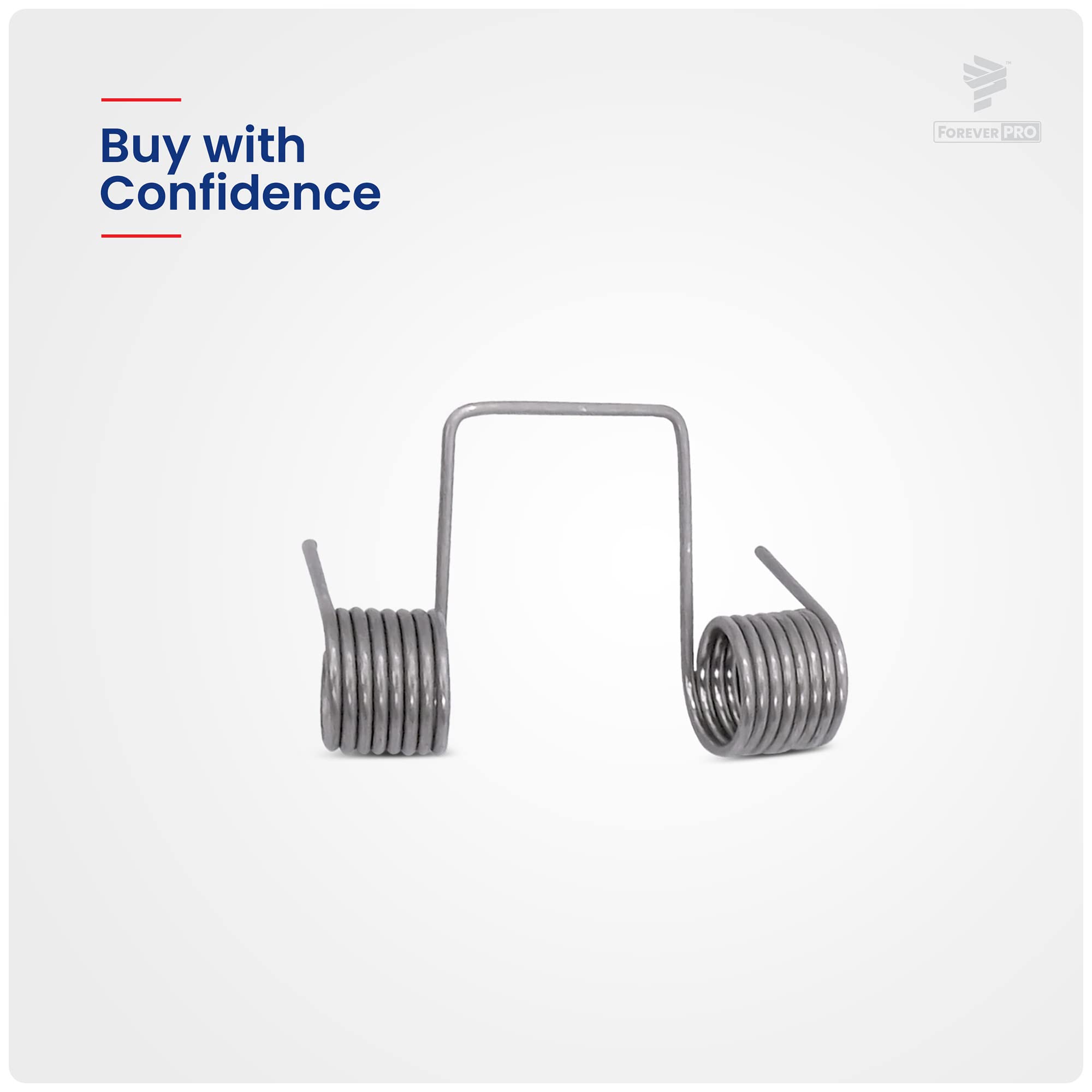 **ForeverPRO WP8066018 Soap Lid Spring Replacement for Whirlpool Dishwasher 8066018, 300106, 906640, AH388959 – Compatible with Whirlpool Dishwashers for Smooth Operation**