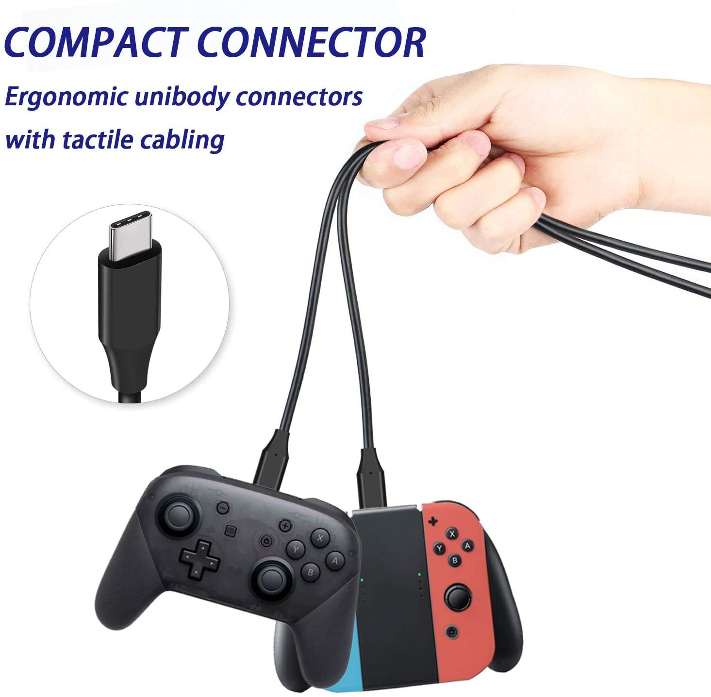 DEEGO 15Ft USB C Cable - Extra Long Fast Charging Cord for PS5 Controller, Samsung Galaxy S10/S9/S8 Plus, Note 10/9/8, LG V30/V20/G6/G5, Moto G7/G6 - USB A to USB C Charger for Gaming & Fast Device Charging at Home, Office & Travel