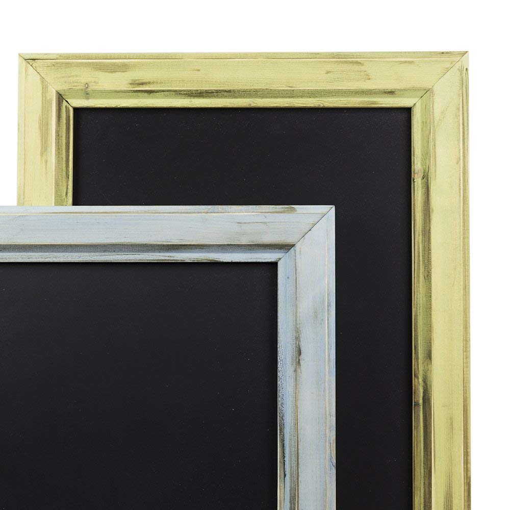 Wooden Kitchen Blackboard in Sage Green - Perfect for Meal Planning, Grocery Lists & Family Notes in Home, Office or Restaurant