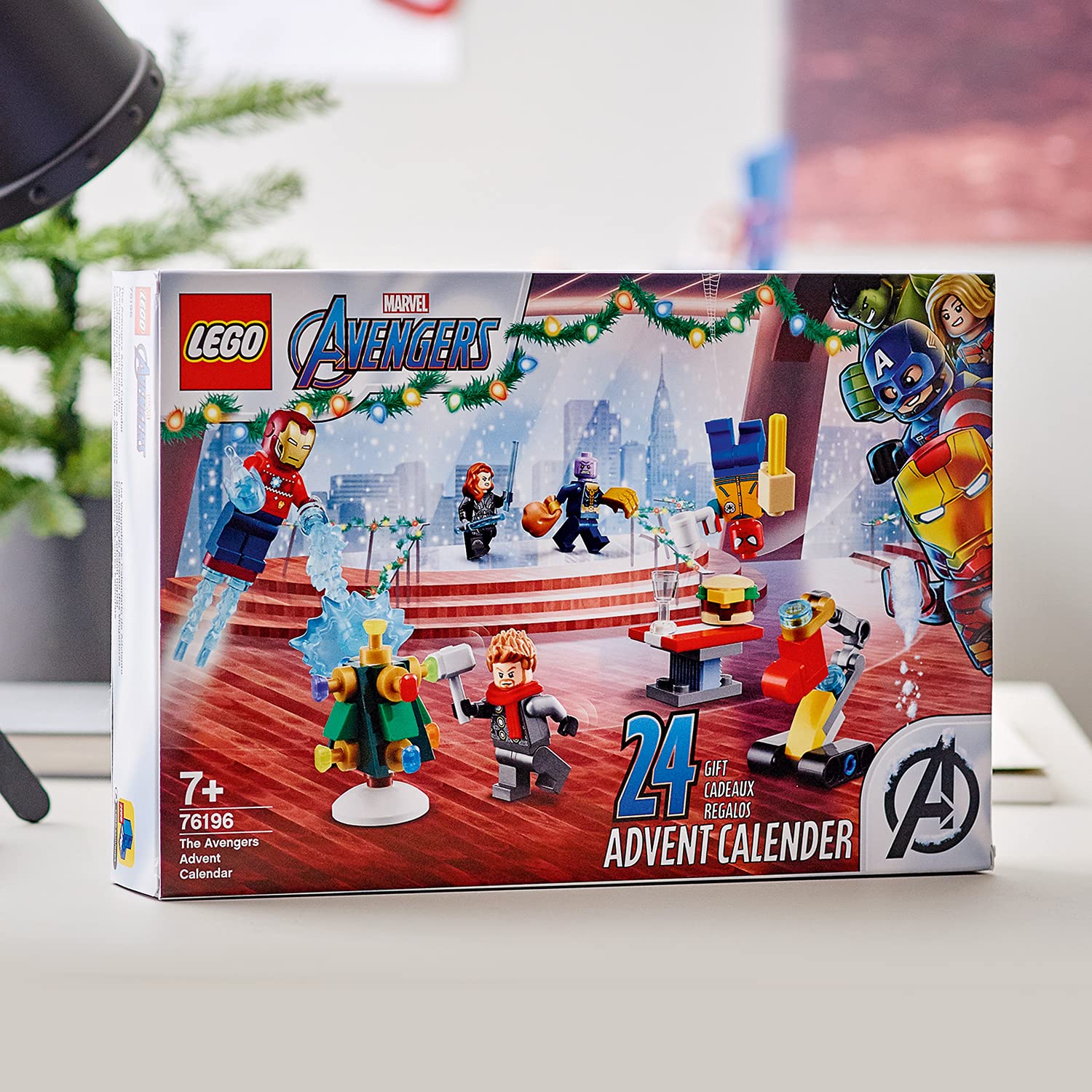 LEGO Marvel The Avengers Advent Calendar 76196 Building Kit - 298 Pieces Superhero Construction Toy Set | Perfect Christmas Countdown Gift for Kids & Marvel Fans | Play & Display for Holidays 2021