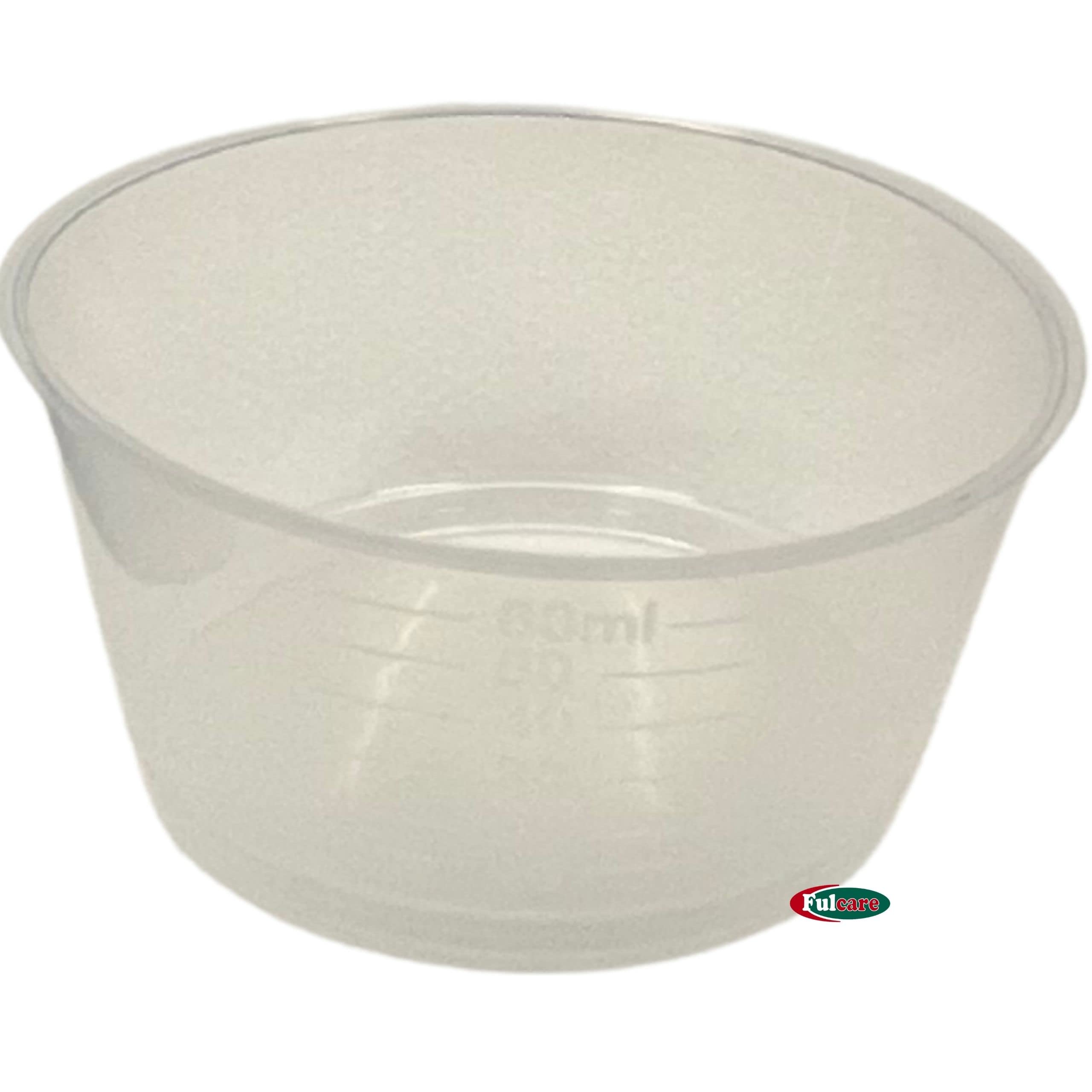 Careshop 60ml Medicine Measuring Cup with 80 Pack - Accurate Liquid Medication Dispenser for Kids & Adults - Perfect for Pharmacy, Hospital, and Home Use