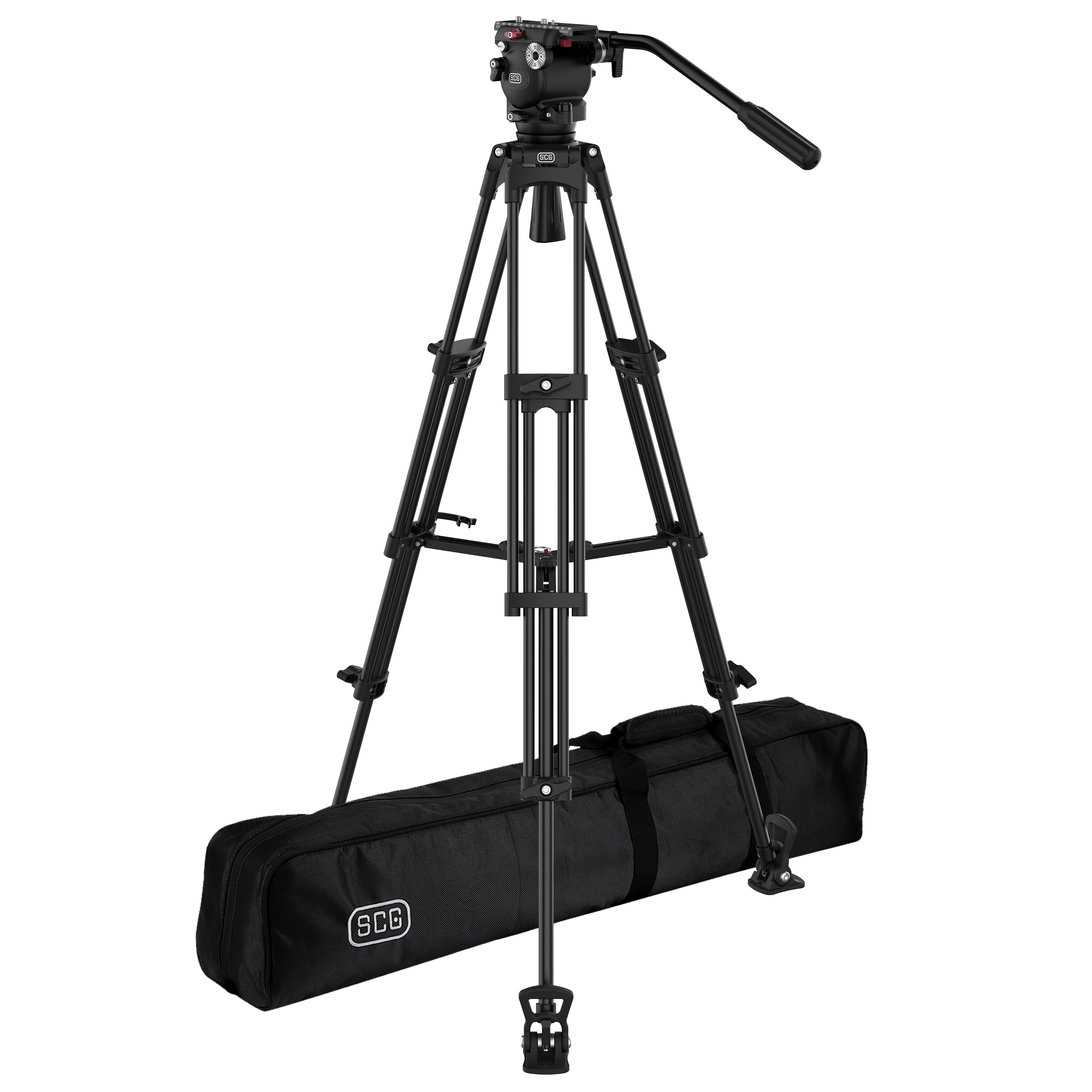 SCG F5 Lightweight Aluminum Tripod System - Professional Camera Stand for Photography & Videography - Perfect for Travel, Outdoor Shoots & Studio Use