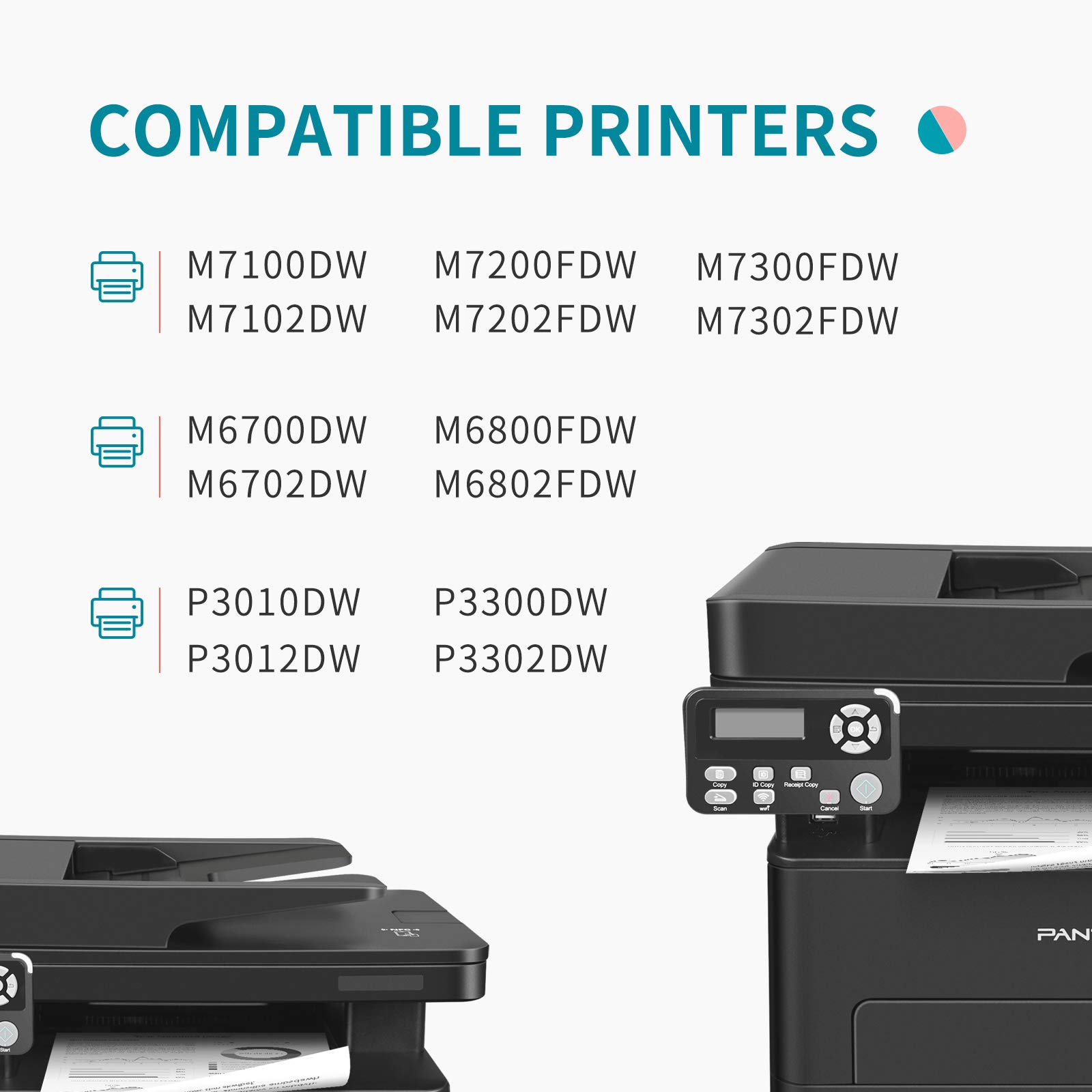 PANTUM TL-410 Black Toner Cartridge for DL-410 & P3012DW Printers - 1500 Pages Yield for Office Use