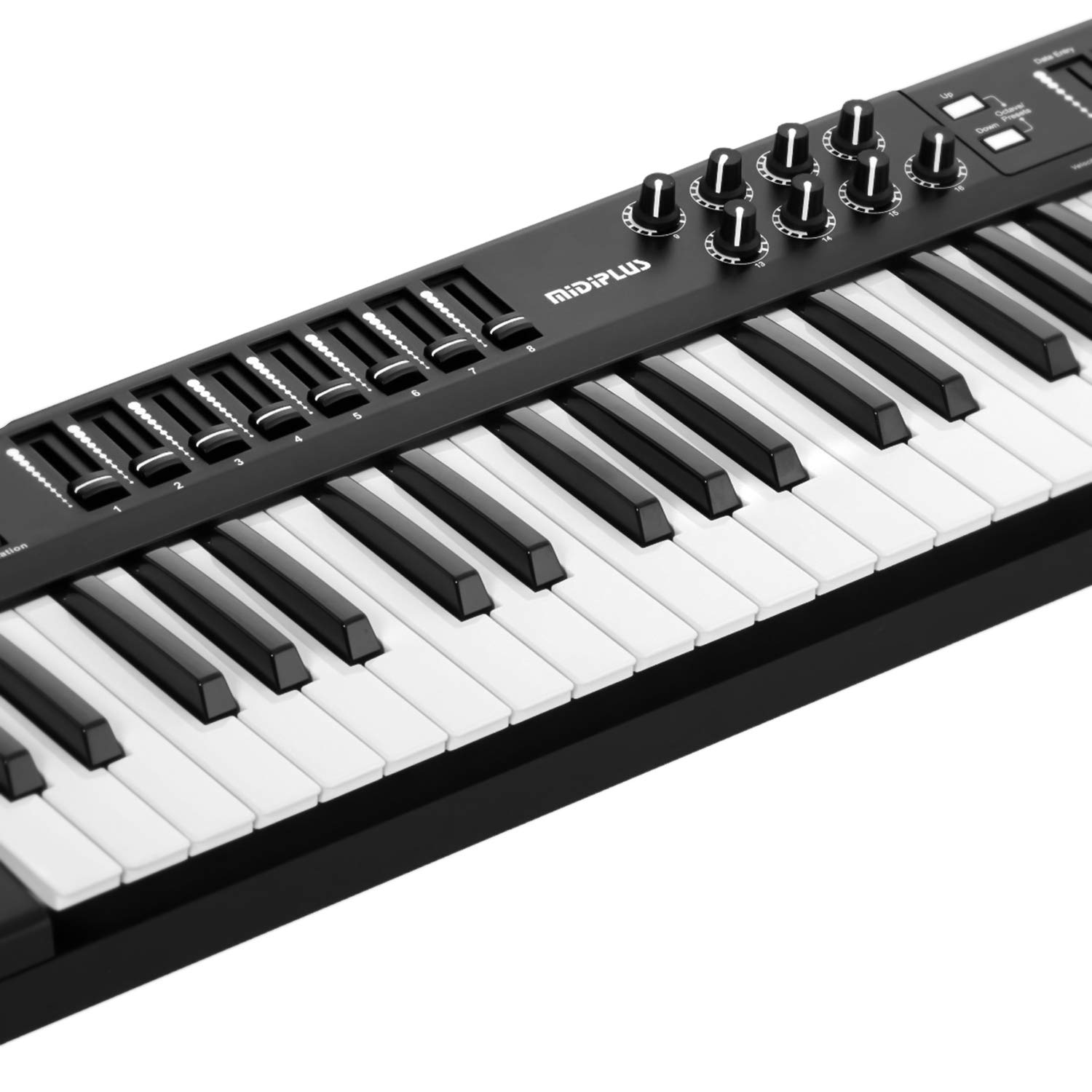 MIDIPLUS Origin 62 61-Key USB MIDI Keyboard Controller with Pitch Bend & Modulation Wheel - Perfect for Music Production, Studio Recording & Live Performance